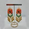Сережки “Червоні маки”