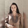 Сіро-бежевий браслет “Ілюзія”