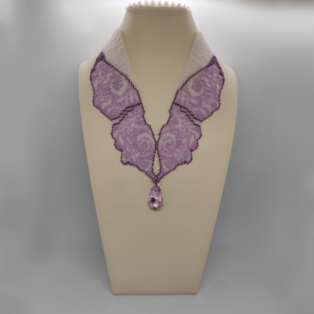 Кутовий гердан “Метелик” в рожевому кольорі