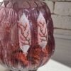 Сережки з рожевими квітами “Сакура”