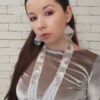 Прозорі сережки із кристалами