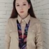 Гердан у фіолетовх та синіх кольорах “Квіти папороті”