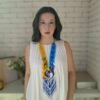 Жовто-блакитний гердан з соняшниками “Воля”