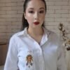 Котильойон з бісеру “Мотанка з русою косою”